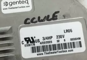 HD46AR282 GENTEQ Ensite Blower Motor Rpm Ccwle #3