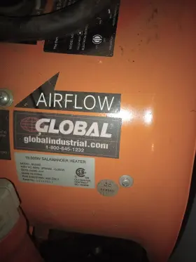VIRT9F653569 GLOBAL INDUSTRIAL HUBBLE Salamander Heater Power #2