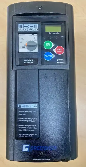 1-9-J-G4-9 GREENHECK Msem Motor Starter