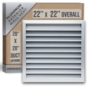 756014668896 HANDUA Wall Anodized Exterior Vent Gable Shed