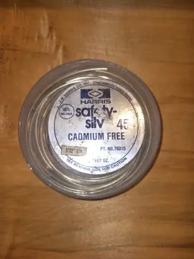 884032020003 HARRIS Safety Silv Solder Brazing Alloy Troy