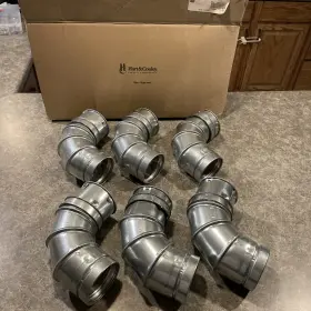3REA90 HART COOLEY Elbow Vent Gas
