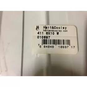 411-6X10 HART COOLEY Gauge Steel Floor Register #3