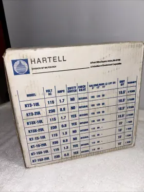 KT-15-1UL HARTELL Condensate Pump #3