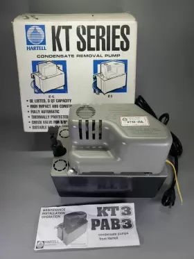 KT3X-2UL HARTELL Condensate Pump Vac Amp