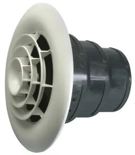HT-GRB-R1 HAVACO QUICK CONNECT Round Ceiling Diffuser Boot