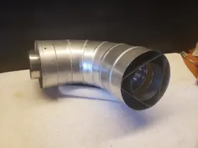 SC04E90 HEAT-FAB INC Steel Double Wall Elbow