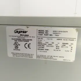 MHB11-0416-G307H HOFFMAN Electrical Enclosure Air Conditioner #2