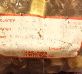 41FP-108 HOLYOKE FITTINGS Pac Forged Nut