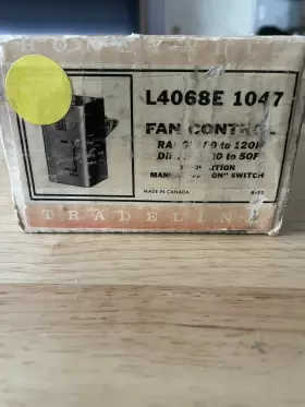 L4064E HONEYWELL Fan Control Switch Insertion
