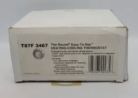 T87F3467 HONEYWELL Round Heating Cooling Thermostat