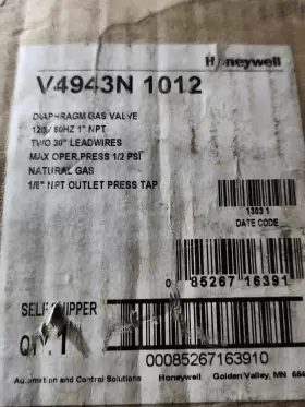 V4943N1012 HONEYWELL Hvac Refrigeration
