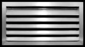 LO1824 HVAC PREMIUM Weather Louvers Anodized