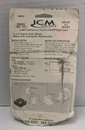 ICM100 ICM Delay Timer Relay Vac #3