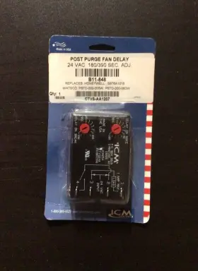 ICM254P ICM CONTROLS Hvac Post Purge Fan Delay