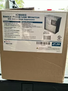 ICM493 ICM CONTROLS Single Phase Line Monitor Surge