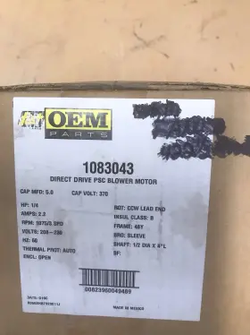 1083043 INTERNATIONAL COMFORT PRODUCTS Rpm Motor