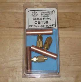CBT38 INTERNATIONAL REFRIGERATION PRODUCTS Access Fitting