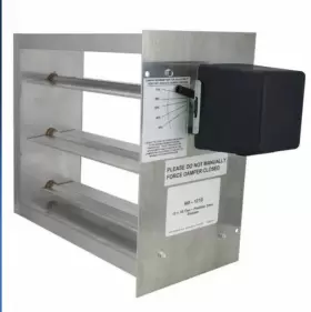 HD-1008-BM IO Position Zone Damper Wire Actuator Bottom Mount