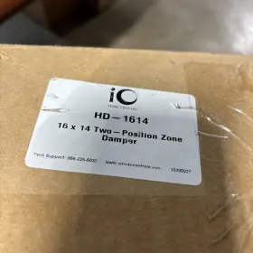 HD-16X14-SM IO Position Zone Damper Wire Actuator Bottom