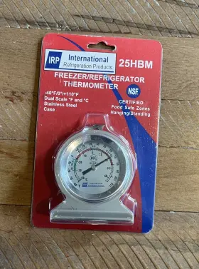 25HBM IRP Freezer Refrigerator Thermometer