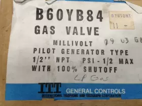 B60YB84 ITT General Gas Valve