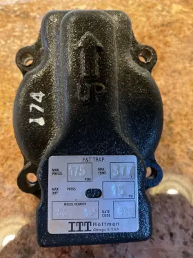 600129 ITT HOFFMAN Trap Cover