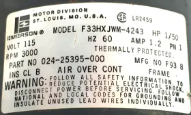 024-25395-000 JAKEL Emerson Inducer Motor #3