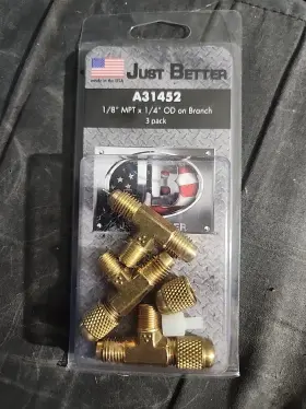 A31454 JB INDUSTRIES Mpt Tee Connection Od Branch Pack