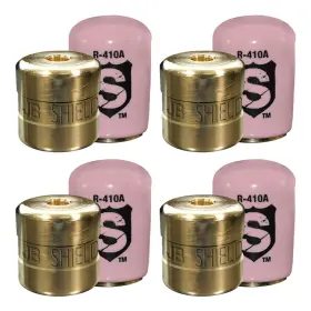 SHLD-P4 JB INDUSTRIES Pack Shield Locking Caps Pink