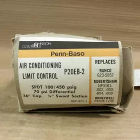P20EB-2 JOHNSON CONTROLS Penn Baso Air Conditioning Limit #2