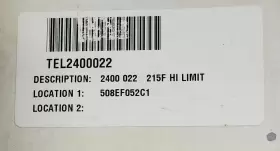 2400-022 LAARS Safety High Limit Control Heating #2