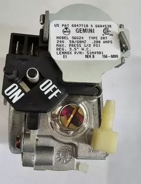 58K7301 LENNOX Rodgers Furnace Gas Valve