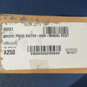 86H3101 LENNOX Sensiva Press Switch High Manual Ac Box #3