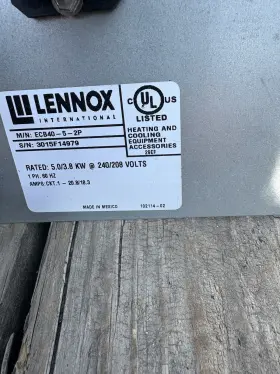 ECB40-5-2P LENNOX Electric Heat Strip Air Handler Heater Kit