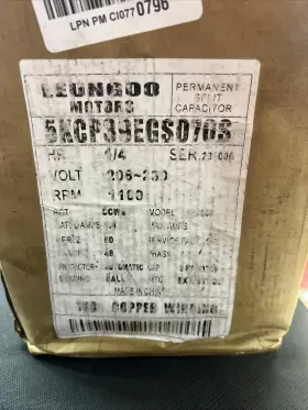 5KCP39EGS070S LEUNGOO Condenser Fan Motor Carrier Bryant #2