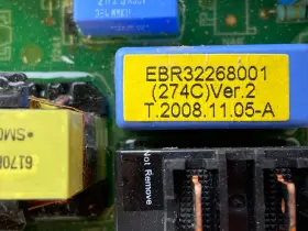 EBR32268001 LG Washer Control Board Tabs #2