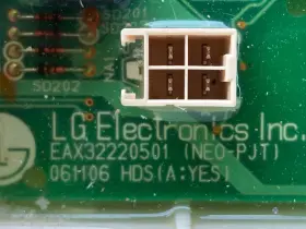 EBR32268001 LG Washer Control Board Tabs #3