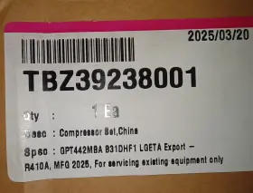 TBZ39238001 LG Compressor