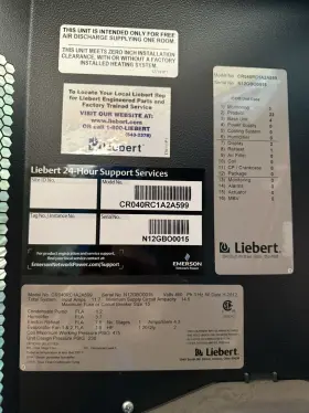 CR040RC1A2A599 LIEBERT / VERTIV Crv Row Ac Chilled Water