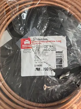1-4R50 MADE IN USA Od Copper Refrigeration Tubing Hvac