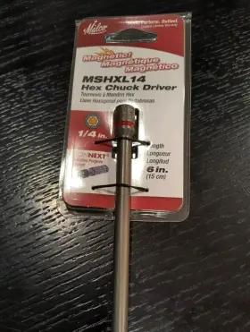 MSHXL14 MALCO Tools Magnetic Hex Chuck Driver