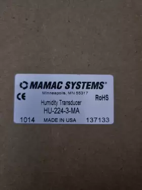 HU-224-3-MA MAMAC Humidity Transducer