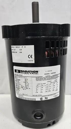 56T17D11016AK MARATHON MOTORS Electric Motor Rpm Phase