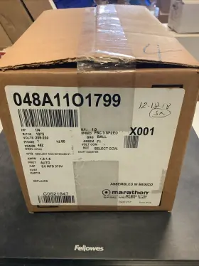X001 MARATHON Drive Blower Psc Motor