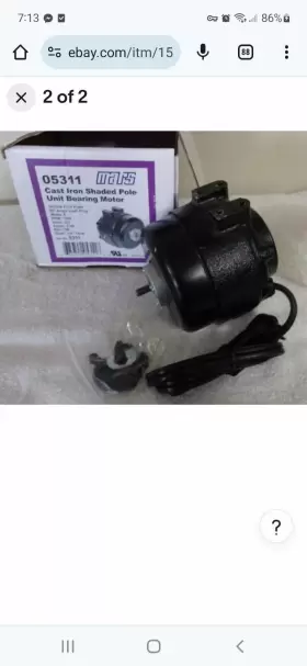 05311 MARS Cast Iron Motor Volt