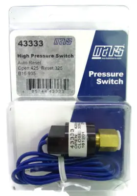 43333 MARS Condenser Fan Cycling Pressure Switch