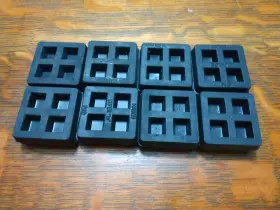 2LVR4 MASON Vibration Isolator Waffle Pad Pack