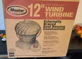 GC12E MASTER FLOW Mill Galvanized Externally Braced Dual Wind