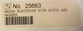 25663 MAXON Electrode Notch Washer Box #2